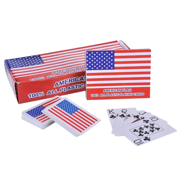 Cartas de jogo de poker americanas personalizadas, conjunto de cartas de poker