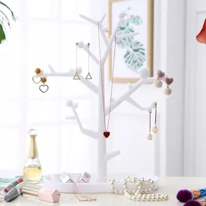 Custom fashion special tree of life plastic necklace jewelry display stand