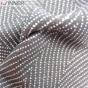 เส้นด้ายถักผ้าสิ่งทอที่มี Lurex ผ้าเส้นด้ายโลหะ