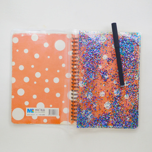 waterproof reflective book cover a4 size clear plastic pvc liquid notebook