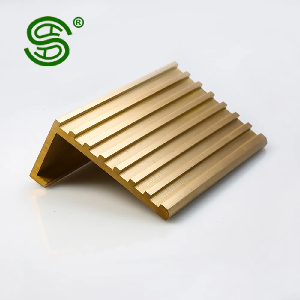 High quality wholesale custom luxurious brass copper stair nosing