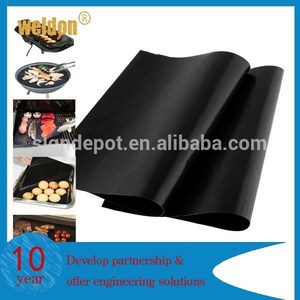2 pcs Non - bâton <span class=keywords><strong>Barbecue</strong></span> Grill tapis <span class=keywords><strong>de</strong></span> <span class=keywords><strong>cuisson</strong></span> <span class=keywords><strong>Barbecue</strong></span> Liner <span class=keywords><strong>feuille</strong></span> <span class=keywords><strong>de</strong></span> <span class=keywords><strong>cuisson</strong></span> en téflon réutilisable - Product Image 1