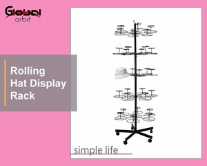 Vitrina Circular de Metal, accesorio colgante de alta resistencia para tienda - Product Image 3