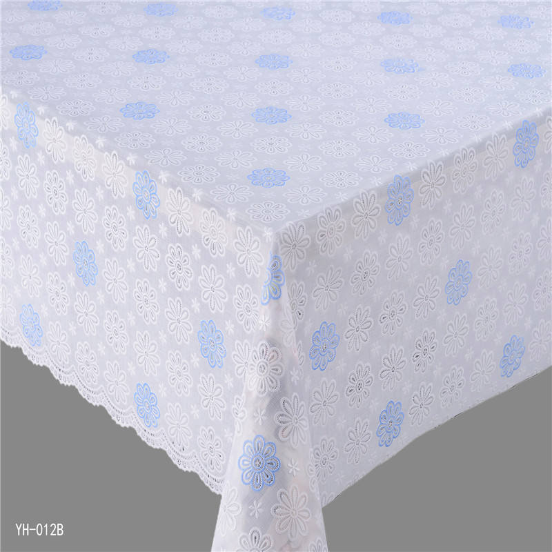 lace pvc table cloth