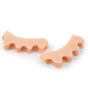 2019 Offre Spéciale Gel séparateur cinq orteils soulagement des oignons gros os du pied, correction du recouvrement, orthèse de valgus en silicone - Product Image 6