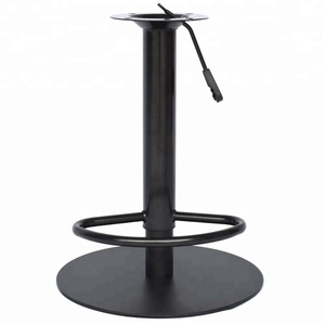 Tabouret de bar en métal <span class=keywords><strong>noir</strong></span> avec revêtement en poudre, pièces de mobilier de bureau bien moulées, pour chaise de <span class=keywords><strong>bistrot</strong></span> - Product Image 2