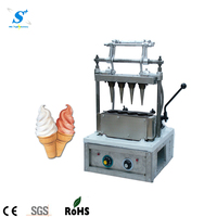 Machine à fabriquer des cornets de glace en gaufrettes de haute qualité, ligne de production de pâtisserie, machine à fabriquer des cornets de glace