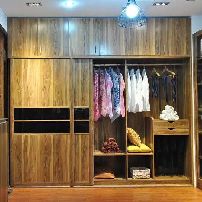 Hochwertige Holz furnier Garderobe individuelles Design
