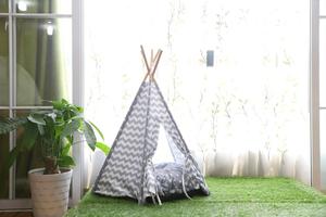 Tenda Teepee per Animali Domestici a Cinque Pali, Prezzo di Fabbrica, Vendita all'Ingrosso - Product Image 2