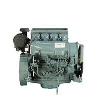50hp 4 أسطوانة مبردة بالهواء محرك ديزل مع علبة التروس