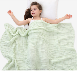 Baby <strong>Blanket</strong> Muslin Organic Cotton 6 Layer Super Soft Newborn Baby Swaddle <strong>Sleeping</strong> <strong>Blankets</strong> - Product Image 5