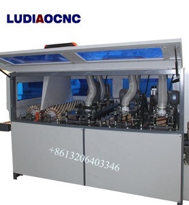 Máquina Pulidora de Cepillos para Madera de 1000 mm con Seis Rodillos, Lijadora de Cepillos para Imprimación de <span class=keywords><strong>MDF</strong></span> con Rodillos Lineales y de Disco para Tallado CNC de Muebles - Product Image 2