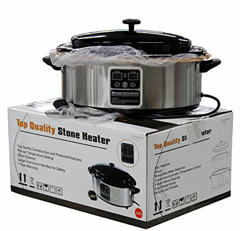 ホットストーン＆6クォートストーンヒーター（モデル番号：HSH6）のセット