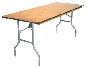 6 Ft. Banquet <strong>Table</strong> - Product Image 3