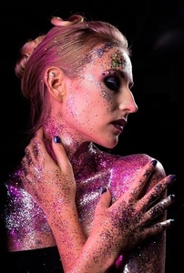 GP Gel Trasparente Lavabile per il Corpo con Glitter, Fissatore per Trucco, 4ML, Colla per il Corpo - Product Image 4