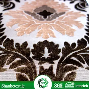 Changshu Factory Striped Sofa Velvet Upholstery Fabric