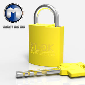 MOK W203 Tinggi Keamanan Gembok Plastik Segel Tiga Lingkaran Kuningan Manajemen Gembok - Product Image 2