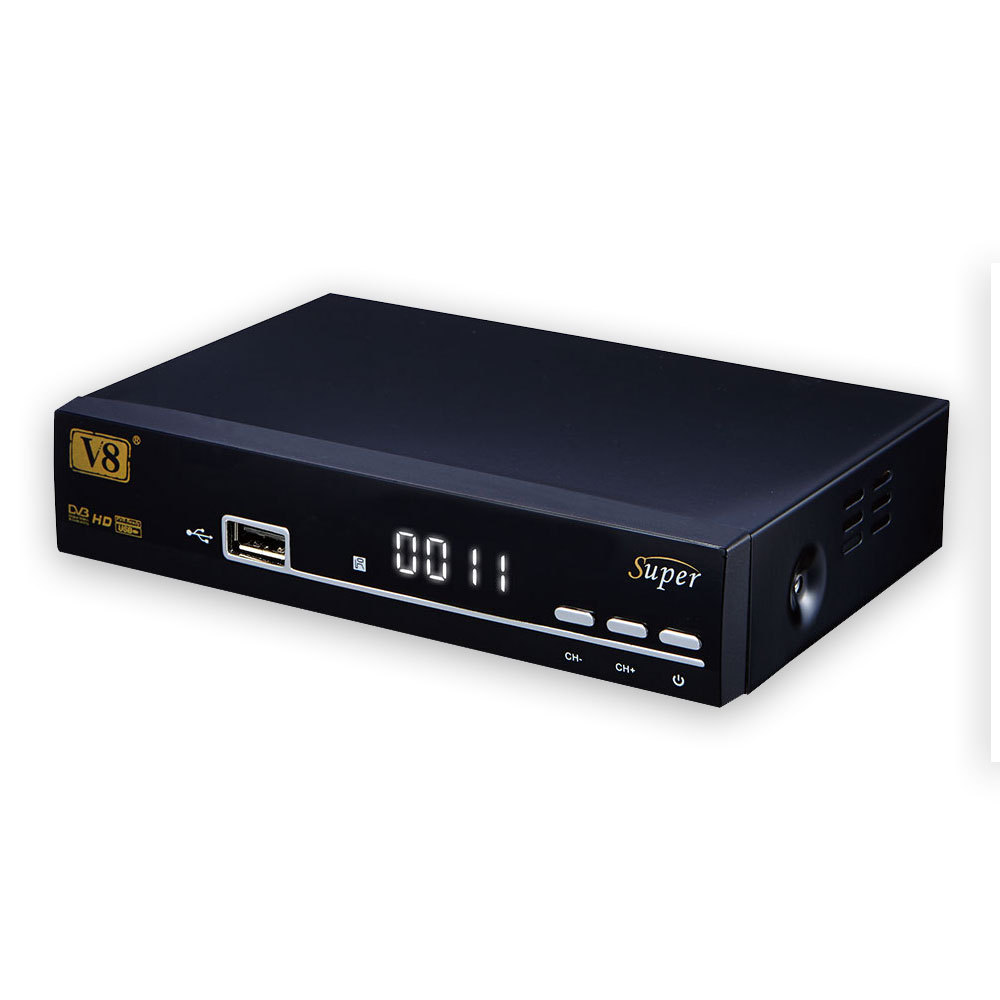 2017 Meilleur Full HD DVB-S2 V8 Super Numérique Satellite TV IPTV Set Top Box cccam powervu biss key youporn