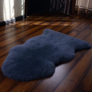 <span class=keywords><strong>Tapis</strong></span> <span class=keywords><strong>de</strong></span> <span class=keywords><strong>chambre</strong></span> en laine véritable et peau <span class=keywords><strong>de</strong></span> mouton, moelleux, à poils longs, pour chevet et coussin <span class=keywords><strong>de</strong></span> canapé, <span class=keywords><strong>tapis</strong></span> en fourrure blanche pour salon et prière - Product Image 5