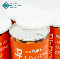 Cajas de embalaje de papel de cilindro de cereales de desayuno mixto hermético de fabricación