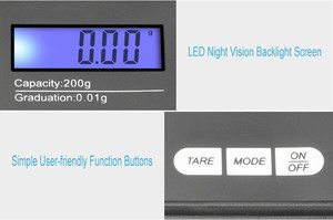Mini Digitale Weegschaal 0.01G Balance Sieraden Diamond Weegschalen Pocket Schaal Type Professionele Abs + Rvs Lcd Cn; zhe