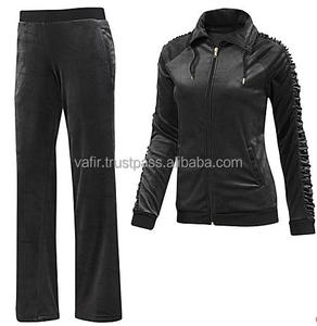 Ensemble de survêtement en molleton de coton 100% pour femmes Nouveau design Survêtement d'hiver VF-T3403 - Product Image 1