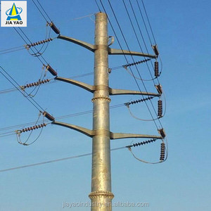 132-kV-Stahlmastmast für elektrische Leitungen zur Stromübertragung - Product Image 5