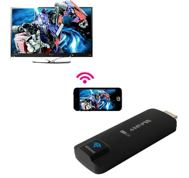 A2W EZCast Dongle Wireless for TV Stick WiFi Display Screens 2K Airplay DLNA Miracas