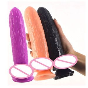 FAAK <span class=keywords><strong>Dildo</strong></span> Realistico a Forma di Frutta 20cm con Ventosa Giocattoli Sessuali per Adulti Plug <span class=keywords><strong>Anale</strong></span> in PVC Medicale - Product Image 3