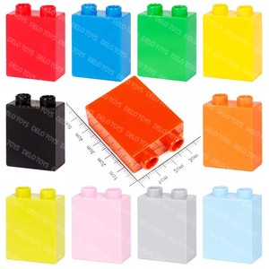 DELO TOYS (15 Colores) <span class=keywords><strong>Bloques</strong></span> de Construcción de Plástico Educativos DIY a Granel, Ladrillos Aleatorios 1x2, 1*<span class=keywords><strong>2</strong></span> Altos, Regalo para Niños Mayores de 3 Años (JC030) - Product Image 6
