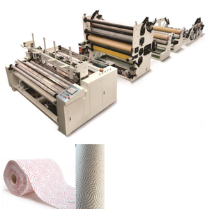 De alta velocidad de la banda de rollo de papel higiénico de la máquina de corte - Product Image 5