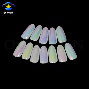 Aurora arc-en-ciel pigment néon chromé miroir poudre ongles sirène caméléon pigment - Product Image 5