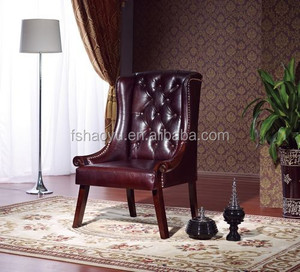 Café en cuir chaise, Brown en cuir président baignoire - Product Image 4