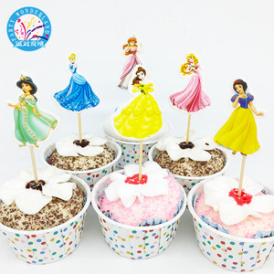 Nuove idee di prodotto 2019 Delle Ragazze di compleanno decorazione del partito del fumetto della principessa nuovi prodotti rifornimenti del partito cake topper - Product Image 3