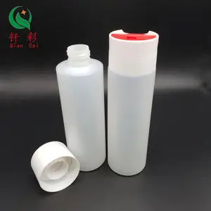 Vendita calda 250ml di plastica HDPE bottiglia di shampoo e 24-410 tappo superiore del disco