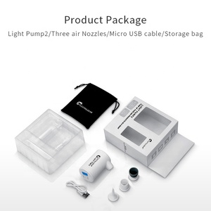 ציוד מעופף משאבת אור 2 מיני USB כף יד משאבת אוויר פלסטיק משקל קל ב 70 גרם