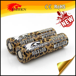 Nueva llegada 18650 imren batería de litio 2600 mAh 50A <span class=keywords><strong>3</strong></span>.7 V en stock suficiente - Product Image 3