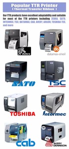 oro TTR cera de transferencia térmica cinta de resina Datamax easyprint impresora de etiquetas de código de barras cinta hoja - Product Image 5
