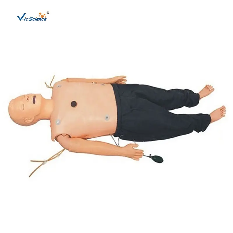 Bonecas de ensino de medicina manikin treinamento (cpr, paciente simulando, aed) manikin de enfermagem