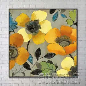 The Latest Design Best Seller Modern Abstract Art Flower Painting