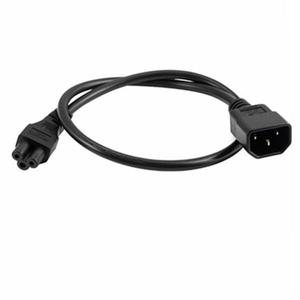 Cable Adaptador de Corriente PDU UPS, Conector Macho IEC 320 C14 a Conector Hembra C5, Cable Adaptador IEC de 3 Pines Macho a C5 Hembra, 65 cm, 1 Pieza - Product Image 1