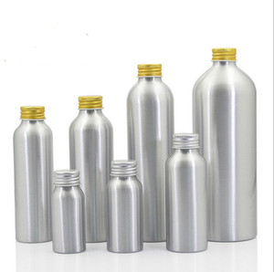 500ml aluminum bottle with gold lid