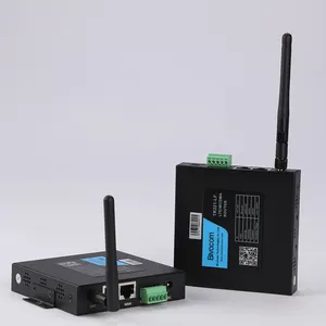 紧凑型设计工业 m2m 4g lte 路由器，带 2 个用于发电机监控的 lan