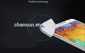 preminum templado de vidrio protector de pantalla de la película de la cubierta de guardia para samsung <span class=keywords><strong>3</strong></span> nota - Product Image 4