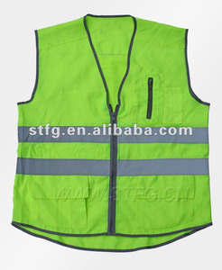 the عالية تعكس مرئية الفلورسنت تشغيل 100% الانارة السلامة شيال مع الحياكة - Product Image 1