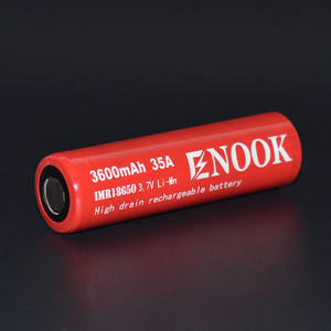 35A Enook 18650 3600 mAh 3.7 V batería recargable con flat top pk LG 20amp HG2 3000 mah batería - Product Image 4