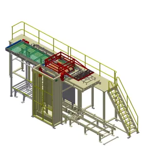 Tự động Tốc Độ Cao Nhà Máy phát hành lao động cola và sữa Tin Có Thể Palletizer