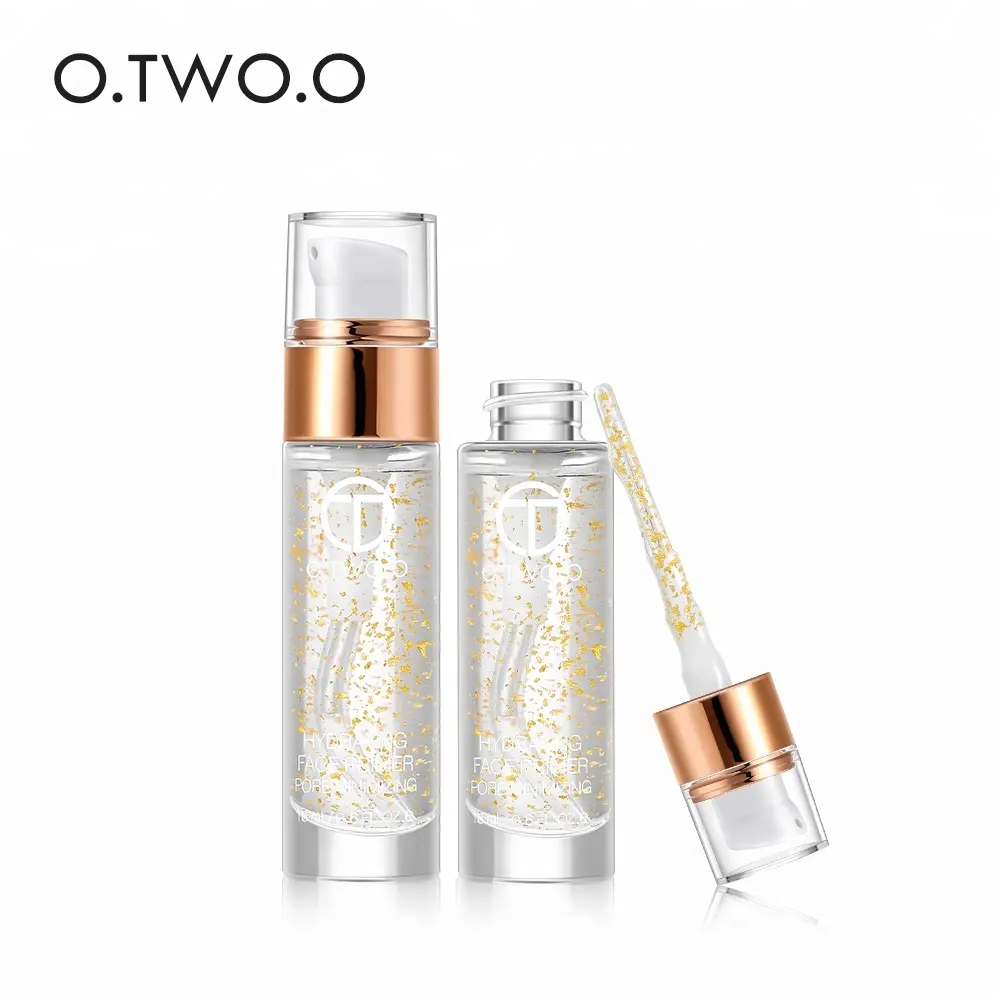 O。TW O.O Primer Makeup O。TW O.O Brand 24 18k Gold Skin Care Brighten Makeup Base Face Primer