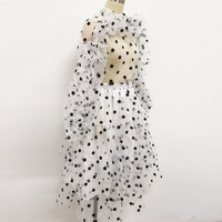 Ensembles 2 pièces pour femmes : chemisiers à pois, jupes, ensembles à volants, chemises transparentes fines, jupes tutu élégantes, mode féminine printemps-été