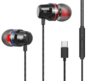 Type-c Earphones Xiao Mi TypeとMicためXiaomi Huawei